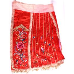 Antique Chinese Silk Skirt This is an antique Chin