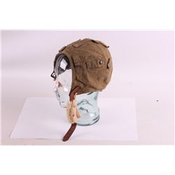 WWII U.S. Army and Air Force A-9 Flight Helmet Thi