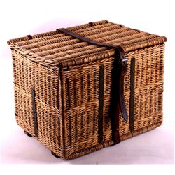 Swiss Military Wicker Basket This is a military wi
