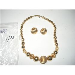 VINTAGE *VERY RARE-HARD TO FIND* NECKLACE & EARRING SET STAMPED *NAPIER* SET BOOKS FOR $300.00!!