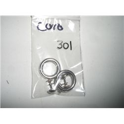 VINTAGE *RARE* BEAUTIFUL EARRINGS STAMPED *CORO* WITH UNIQUE DESIGN AND SCREW BACKS!! EARRINGS CAME