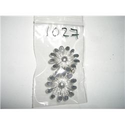 BEAUTIFUL EARRINGS WITH UNIQUE FLOWER DESIGN-CLIP BACKS!! EARRINGS CAME OUT OF SAFE!!