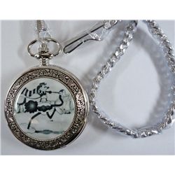 MICKEY MOUSE POCKET WATCH "GALLOPIN' GOUCHO"