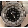 Image 2 : Men's Super Techno Silver Bling Watch with Genuine Diamonds