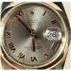 Image 4 : ROLEX MENS SS/18K ROSE GOLD PINK STICK DATEJUST OYSTER #116201