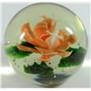 Image 1 : Glass Paperweight Lotus Blossom