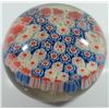 Image 1 : Glass Paperweight with Patriotic Canes