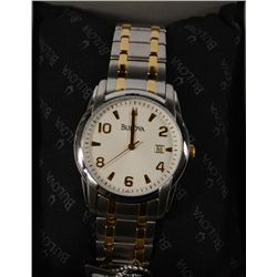 Bulova Two-Tone Dress Mens Watch 98B010