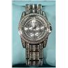 Image 1 : MARCIANO Women's 32503L1 Silver-Tone Multi-Function Watch with Crystal Accents