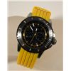 Image 1 : Guess Black Face Multiple Dial Yellow Band Man's Watch