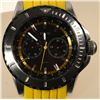 Image 2 : Guess Black Face Multiple Dial Yellow Band Man's Watch