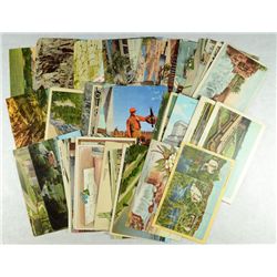 WILDWEST VACATION POST CARD LOT (55 TOTAL)