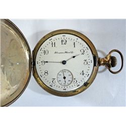 HAMPDEN WATCH CO HUNTING CASE POCKET WATCH, CANTON, O, CIRCA 1906