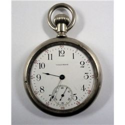 A.W.W.CO (WALTHAM, MASS) SWING OUT MOVEMENT POCKET WATCH, CIRCA 1915
