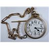 Image 1 : BEAUTIFUL HAMILTON OPEN FACE POCKET WATCH with CHAIN