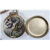 Image 4 : BEAUTIFUL HAMILTON OPEN FACE POCKET WATCH with CHAIN