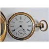 Image 3 : 18k GOLD LADIES WALTHAM HUNTING CASE WATCH, RUNS, CIRCA 1891