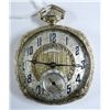 Image 1 : ILLINOIS 2-TONE METAL DIAL POCKET WATCH, RUNS, CIRCA 1922