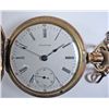 Image 3 : AMERICAN WALTHAM WATCH CO HUNTING CASE with CHAIN, RUNS