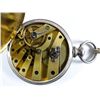 Image 4 : T.F. COOPER LONDON KEY WIND POCKET WATCH, ARGENT SILVER, RUNS / WORKS