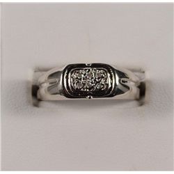 Men's Diamond Band in Sterling Silver