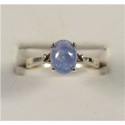 Tanzanite Ring Set in Sterling Silver