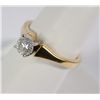 Image 3 : Diamond Solitaire Ring Lady's 14K Gold
