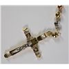 Image 4 : Diamond & 14K Tri-Color Gold Rosary