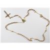 Image 5 : Diamond & 14K Tri-Color Gold Rosary