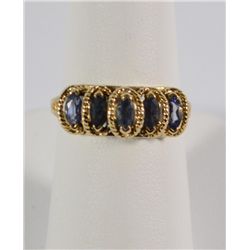 Tanzanite Ring 14K Yellow Gold
