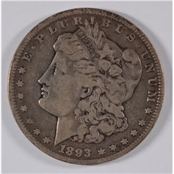 1893 MORGAN DOLLAR VF