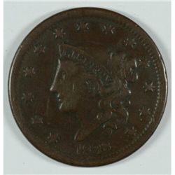 1838 LARGE CENT VF/XF