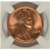 Image 2 : 1938 LINCOLN CENT, NGC MS-66 RED