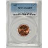 Image 1 : 1957 LINCOLN CENT, PCGS MS_66 RED