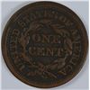 Image 2 : 1853 LARGE CENT VF/XF
