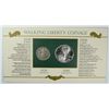 Image 1 : 1939 WALKING LIBERTY HALF DOLLAR & 1989 SILVER AMERICAN EAGLE