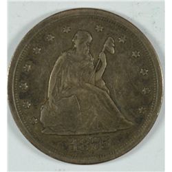 1875-S TWENTY CENT PC VF/XF