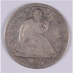 1877-S SEATED HALF DOLLAR VG/F