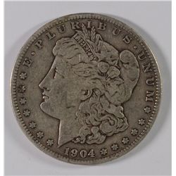 1904-S MORGAN DOLLAR VF