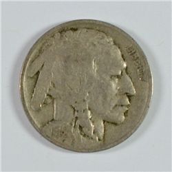 1918-D BUFFALO NICKEL, F/VF