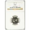 Image 1 : 1954 JEFFERSON NICKEL, NGC PROOF-69!