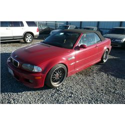 03 BMW M3 2dr Convertible - ST - DRIVE