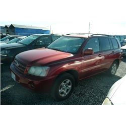 03 Toyota Highlander Fwd 4dr SUV - T - DRIVE