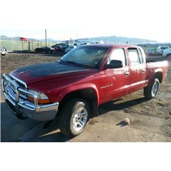01 Dodge Dakota 4dr Quad Cab  4WD - LS - START T/P