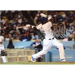 Yasiel Puig, Los Angeles Dodgers Superstar, original signed 11x14 photograph