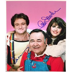 "Mork and Mindy" original multi-signed 11x14 photograph featuring Robin Williams, Pam Dauber and Jon