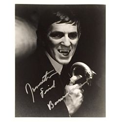 Jonathan Frid, Barnabas from  Dark Shadows  original signed 8x10 photograph