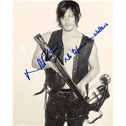 Norman Reedus "Walking Dead" original signed 8x10 photograph including the inscription "No tolerance