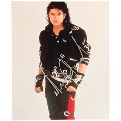 Michael Jackson  King of Pop  original signed 8x10 photograph