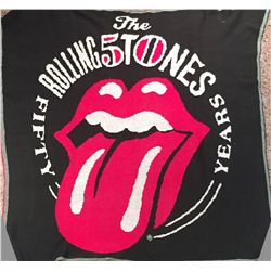 Rolling Stones 50th Anniversary blanket, exclusive to those who purchased the VIP Package during the